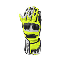 Gants Berik Track Plus Blanc Jaune Fluo