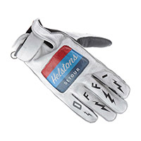 Helstons Detour Ete Gloves White Black