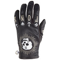 Guantes mujer Helstons Grafic Hiver Skull negro