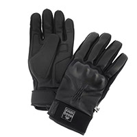 Guantes de cuero Helstons Justin Hiver negro - 2