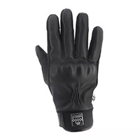 Helstons Justin Hiver Lederhandschuhe schwarz