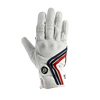 Guantes de cuero Helstons Line Ete blanco