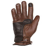 Guantes de cuero Helstons Pure Hiver camel negro - 2