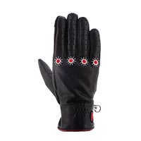 Guantes de cuero Dama Helstons Shine Ete negro