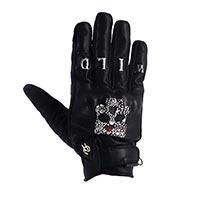 Gants En Cuir Helstons Skull Ete Noir