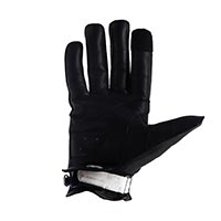 Helstons Ziper Ete Leather Gloves White Blue