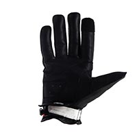 Gants En Cuir Helstons Ziper Ete Blanc Rouge