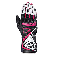 Gants femme Ixon GP5 Air noir blanc fuchsia