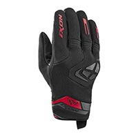 Guantes Ixon Mig 2 negro rojo