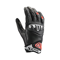 Guantes de Cuero Ixon Mirage negro blanco rojo