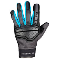 Guantes dama Ixs Classic Evo Air negro turquesa