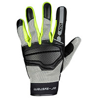 Ixs Classic Evo Air Gloves Black Grey Yellow