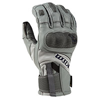 Klim Adventure Gtx Short Gloves Monument Grey