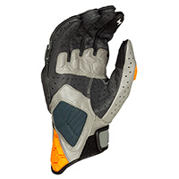 Guantes Klim Badlands Aero Pro Short petrol strike naranja - 2