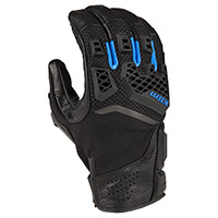 Klim Baja S4 Gloves Black Kinetik Blue