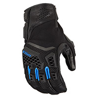 Klim Baja S4 Gloves Black Kinetik Blue