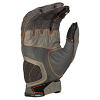 Klim Induction Gloves Cool Grey Strike Orange
