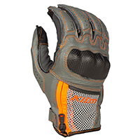 Guanti Klim Induction Cool Grigio Strike Arancio