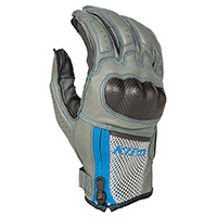 Guantes Klim Induction cool gris electric azul