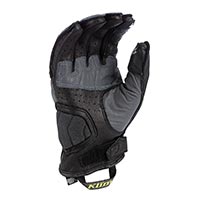 Klim Induction Leather Gloves Black Hivis
