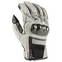 Klim Induction Leather Gloves Grey