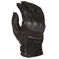 Klim Induction Leather Gloves Black