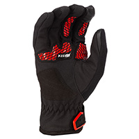 Klim Inversion Gloves Asphalt High Risk Red