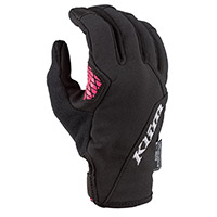 Gants Femme Klim Versa noir Knockout rose