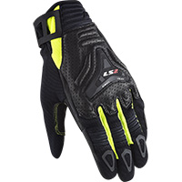Ls2 All Terrain Gloves Black Hv Yellow