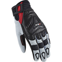 Guantes Dama LS2 All Terrain gris rojo