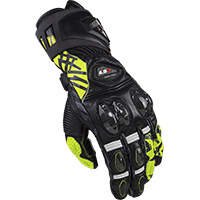 Gants Ls2 Feng Noir Hv Jaune