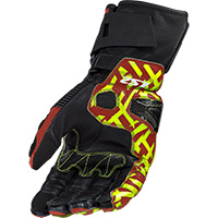 Gants LS2 Feng rouge hv jaune - 2