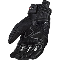 Ls2 Spark 2 Leather Gloves Black White