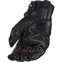 Guantes de cuero LS2 Spark 2 negro rojo - 2