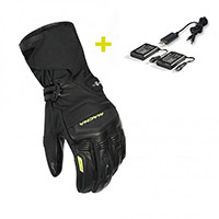 Guantes calefactables Macna Azra RTX Kit negro amarillo