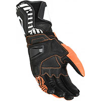 Guantes Macna GT blanco naranja