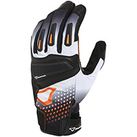 Guantes Macna Jugo negro blanco naranja