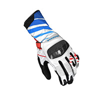 Macna Krown Gloves Red White Blue