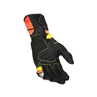 Macna Krown Gloves Black Yellow Orange