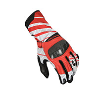 Macna Krown Gloves Grey Red
