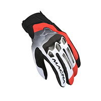 Guantes Macna Mana blanco rojo