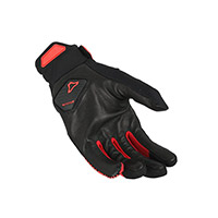 Macna Obtain Leather Gloves Black Red