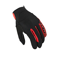 Guantes Macna Obtain Leather Noir Rouge