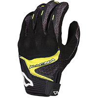 Macna Octar Gloves Black Fluo Yellow