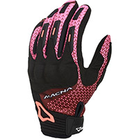 Guantes Dama Macna Octar negro rosa