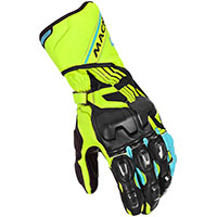 Macna Powertrack Handschuhe gelb schwarz