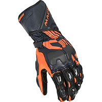 Macna Powertrack Gloves Black Orange