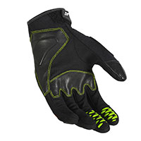 Guantes Macna Rime negro amarillo