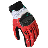 Guantes Macna Rocco rojo blanco