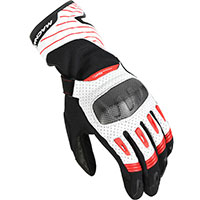 Guantes Macna Tempo blanco rojo